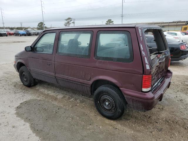 2P4FH2532SR253553 - 1995 PLYMOUTH VOYAGER PURPLE photo 2