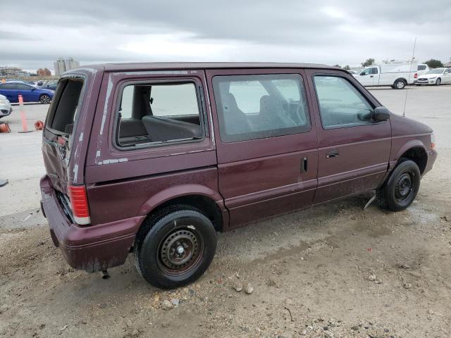 2P4FH2532SR253553 - 1995 PLYMOUTH VOYAGER PURPLE photo 3