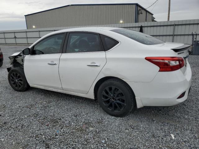 3N1AB7APXJY337496 - 2018 NISSAN SENTRA S WHITE photo 2