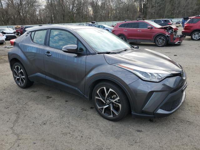 JTNKHMBX3M1100303 - 2021 TOYOTA C-HR XLE GRAY photo 4