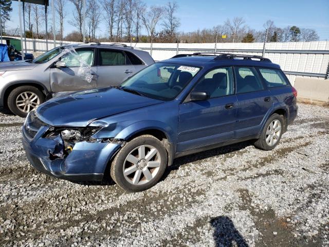 4S4BP61C787342558 - 2008 SUBARU OUTBACK 2.5I BLUE photo 1