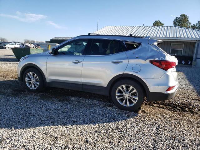 5XYZU4LA6HG500810 - 2017 HYUNDAI SANTA FE S SILVER photo 2