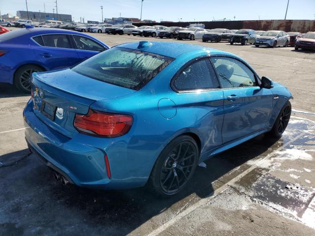 WBS1J5C52JVD36495 - 2018 BMW M2 BLUE photo 3
