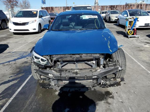 WBS1J5C52JVD36495 - 2018 BMW M2 BLUE photo 5