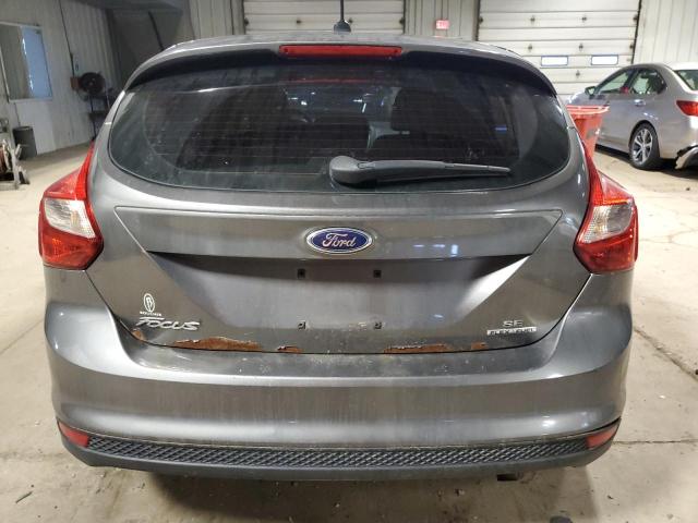 1FADP3K25EL360714 - 2014 FORD FOCUS SE GRAY photo 6