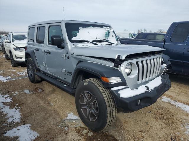 1C4HJXDG8PW509406 - 2023 JEEP WRANGLER SPORT GRAY photo 4