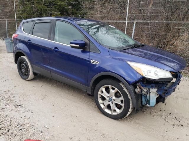 1FMCU0H91DUC08130 - 2013 FORD ESCAPE SEL BLUE photo 4