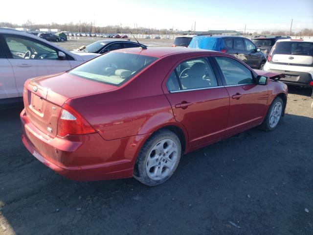 3FAHP0HG0AR343169 - 2010 FORD FUSION SE RED photo 3