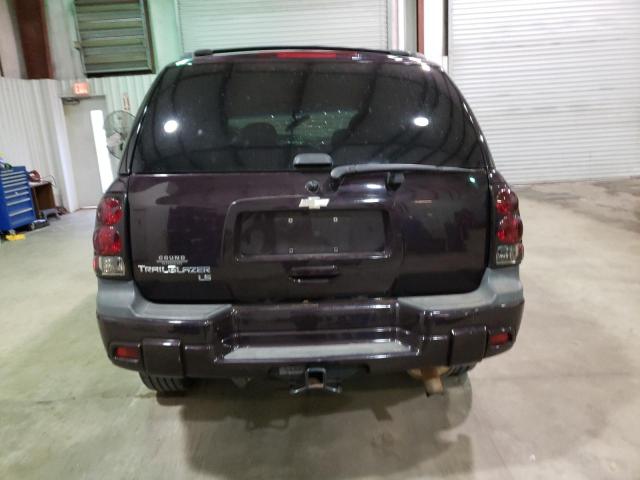 1GNDS13S782106354 - 2008 CHEVROLET TRAILBLAZE LS BURGUNDY photo 6