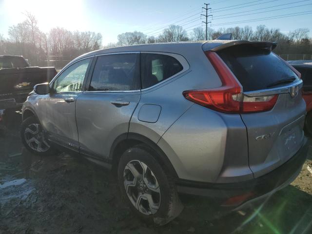 5J6RW2H56KL009718 - 2019 HONDA CR-V EX SILVER photo 2