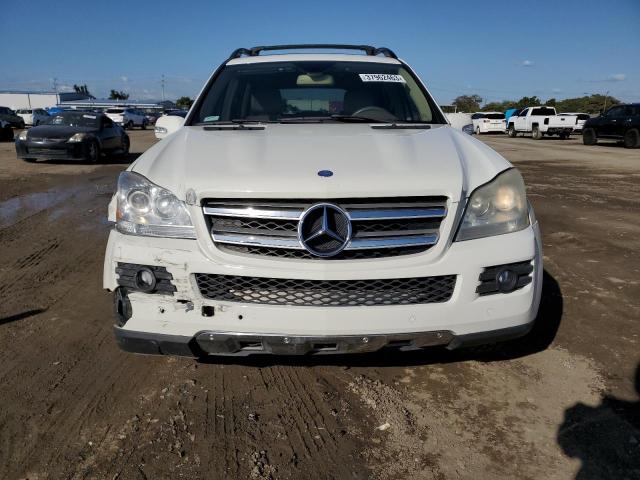 4JGBF71E28A312896 - 2008 MERCEDES-BENZ GL 450 4MATIC WHITE photo 5