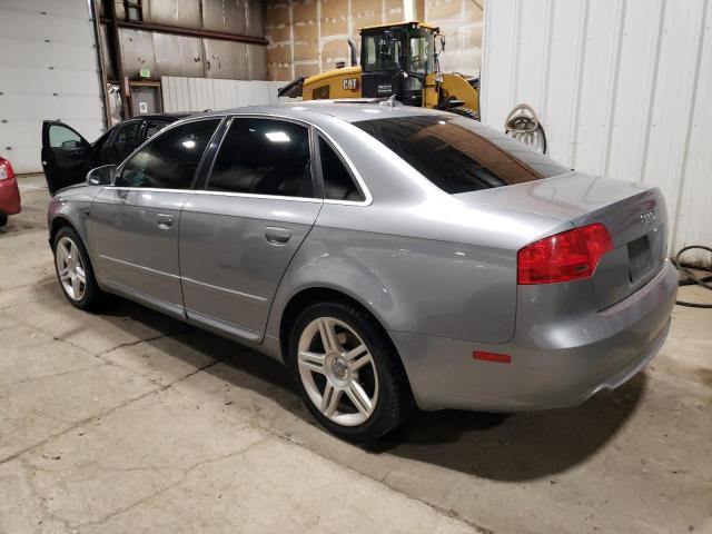 WAUDF78E68A118100 - 2008 AUDI A4 2.0T QUATTRO GRAY photo 2