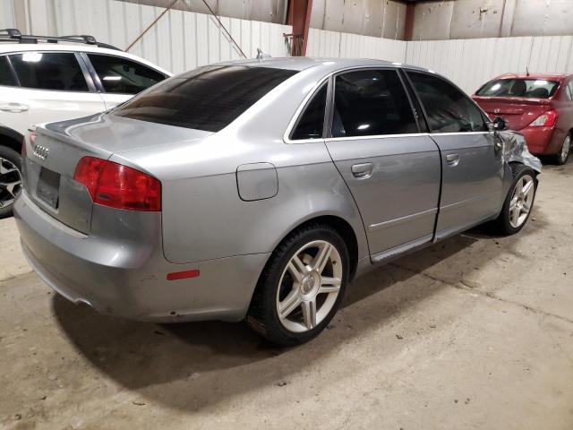 WAUDF78E68A118100 - 2008 AUDI A4 2.0T QUATTRO GRAY photo 3