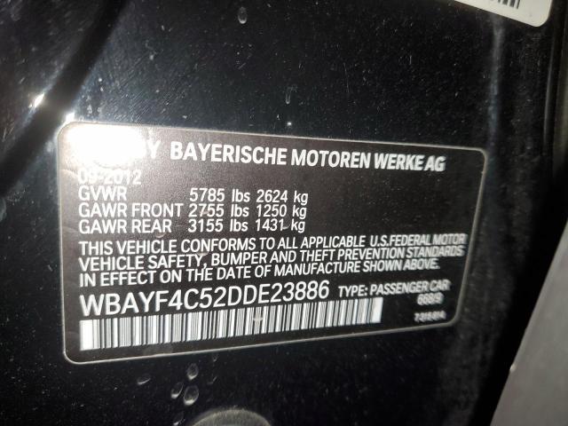 WBAYF4C52DDE23886 - 2013 BMW 740 LXI BLACK photo 12