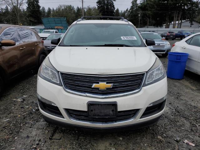 1GNKRFED9EJ129070 - 2014 CHEVROLET TRAVERSE LS WHITE photo 5