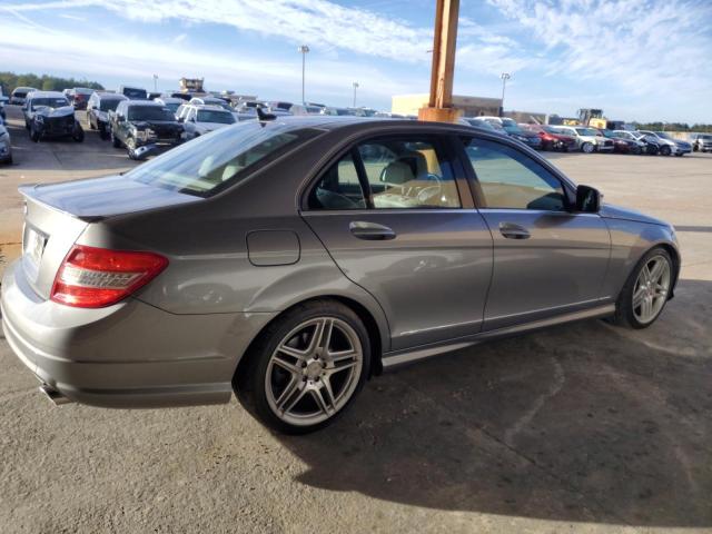 WDDGF56X29R049195 - 2009 MERCEDES-BENZ C 350 GRAY photo 3