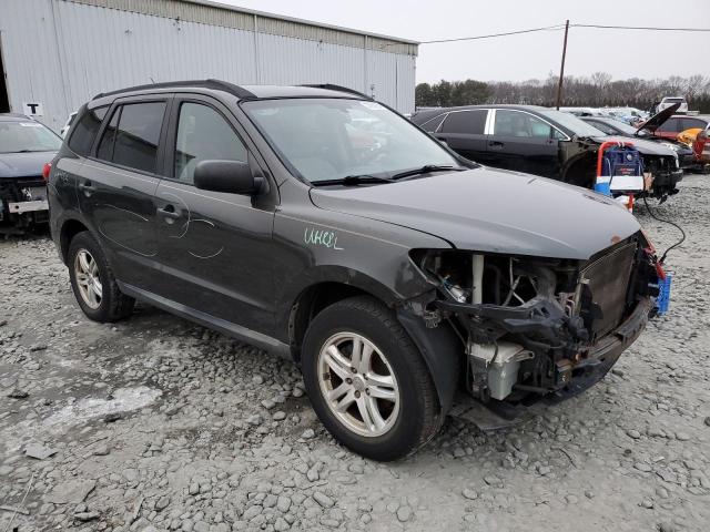 5NMSG3AB5AH402460 - 2010 HYUNDAI SANTA FE GLS BLACK photo 4