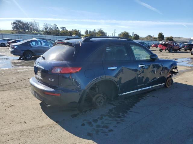 JNRAS08U48X104659 - 2008 INFINITI FX35 BLUE photo 3