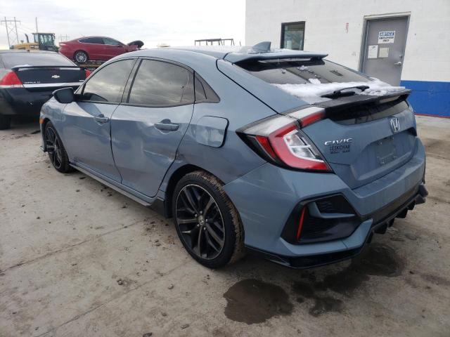 SHHFK7H4XLU212588 - 2020 HONDA CIVIC SPORT 蓝色 照片 2