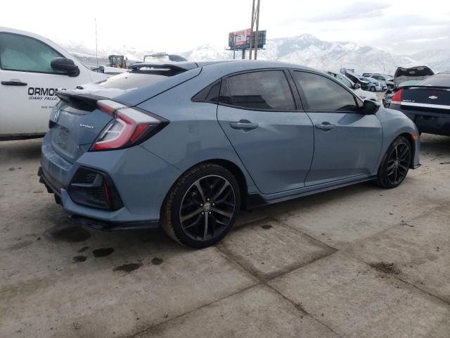 SHHFK7H4XLU212588 - 2020 HONDA CIVIC SPORT 蓝色 照片 3