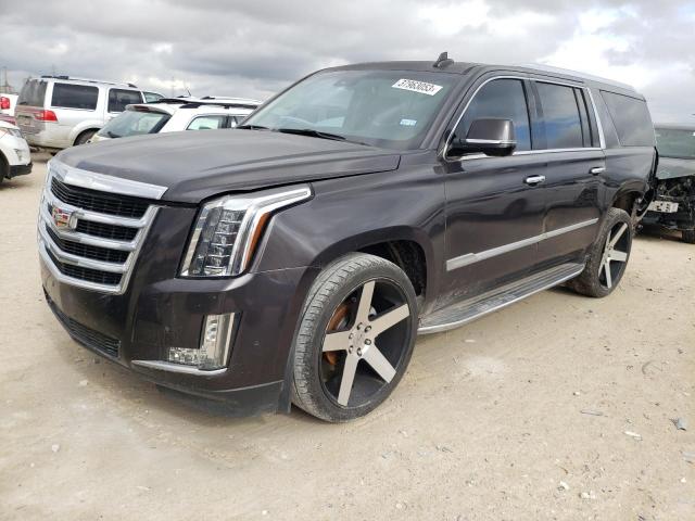 1GYS3HKJ2HR289890 - 2017 CADILLAC ESCALADE ESV LUXURY CHARCOAL photo 1