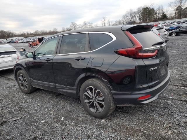 5J6RW2H50LL006458 - 2020 HONDA CR-V EX BLACK photo 2