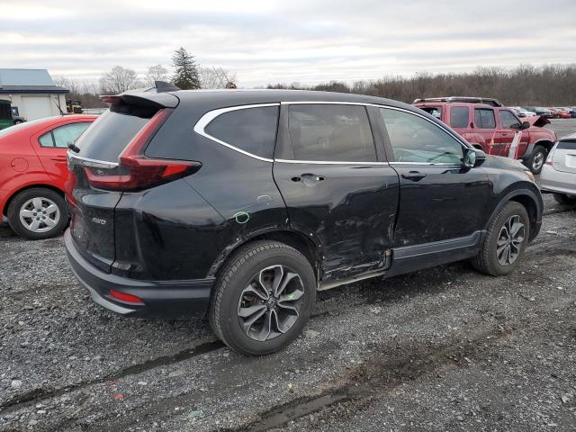 5J6RW2H50LL006458 - 2020 HONDA CR-V EX BLACK photo 3