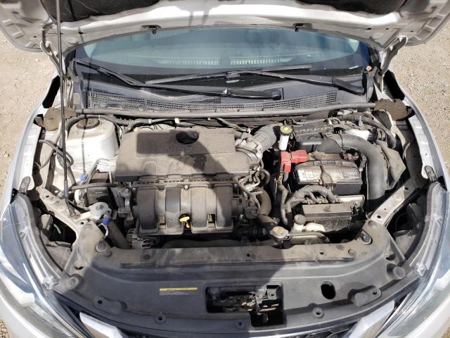 3N1AB7AP3HY299393 - 2017 NISSAN SENTRA S SILVER photo 11