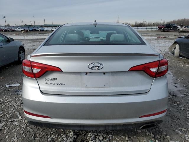 5NPE24AF9GH350329 - 2016 HYUNDAI SONATA SE SILVER photo 6