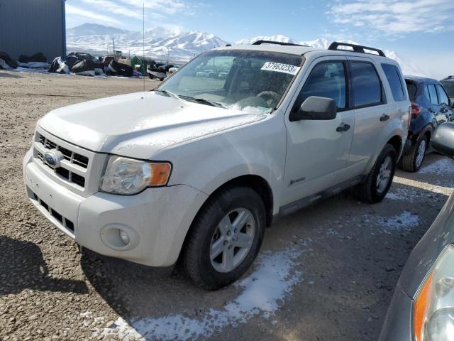 1FMCU49369KB93483 - 2009 FORD ESCAPE HYBRID WHITE photo 1