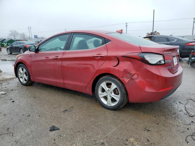 5NPDH4AE9GH732944 - 2016 HYUNDAI ELANTRA SE RED photo 2