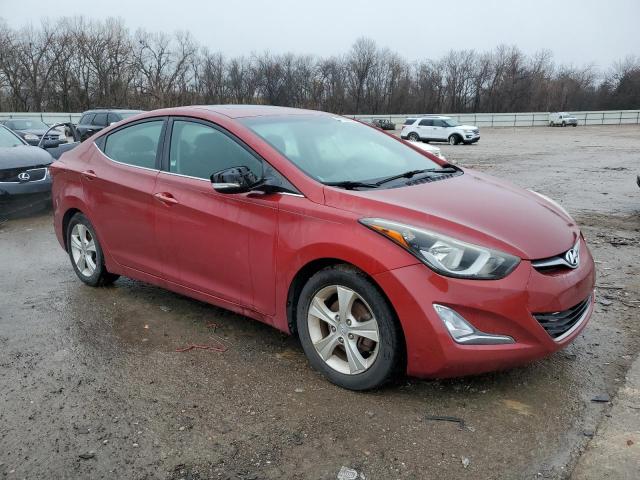 5NPDH4AE9GH732944 - 2016 HYUNDAI ELANTRA SE RED photo 4