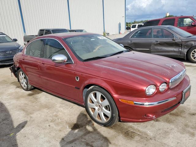 SAJEA51C54WE00359 - 2004 JAGUAR X-TYPE 3.0 BURGUNDY photo 4