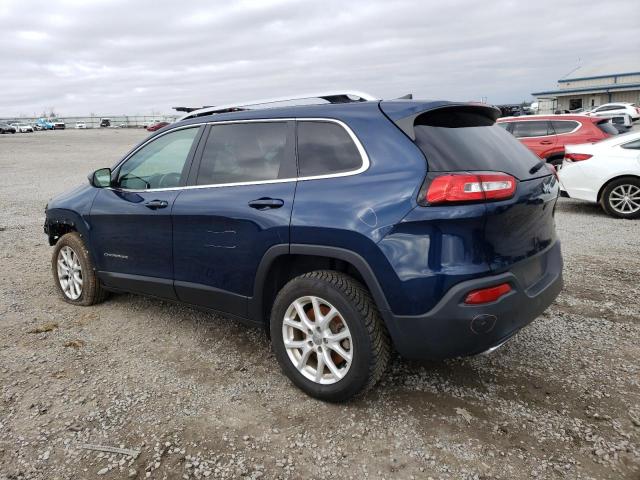 1C4PJLLX8JD589993 - 2018 JEEP CHEROKEE LATITUDE PLUS BLUE photo 2