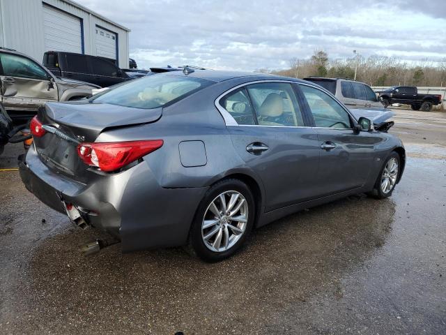 JN1BV7AP4EM670667 - 2014 INFINITI Q50 BASE CHARCOAL photo 3