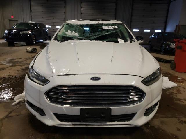 1FA6P0HD6E5350844 - 2014 FORD FUSION SE WHITE photo 5