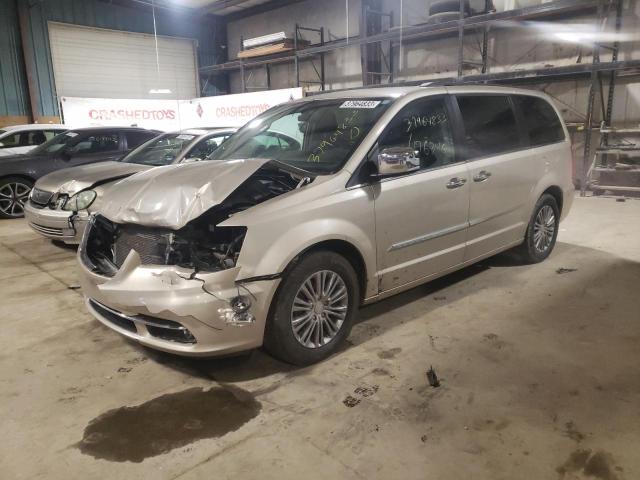 2C4RC1CG4ER425487 - 2014 CHRYSLER TOWN & COU TOURING L GOLD photo 1