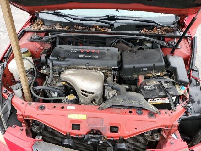 4T1CE38P26U638118 - 2006 TOYOTA CAMRY SOLA SE RED photo 11