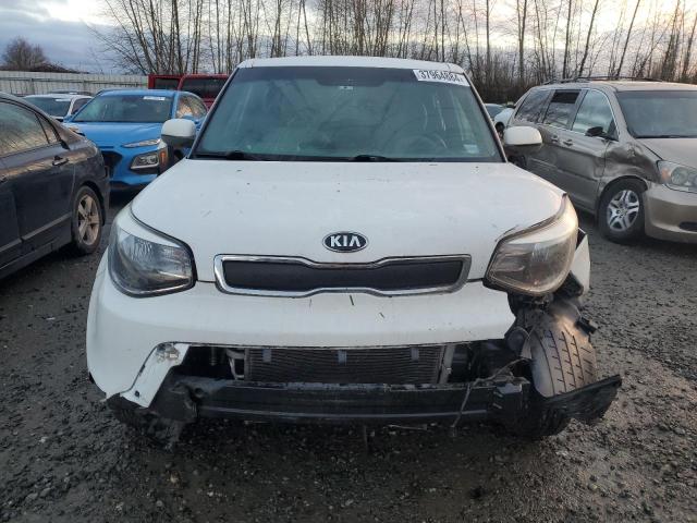 KNDJN2A2XF7804775 - 2015 KIA SOUL WHITE photo 5