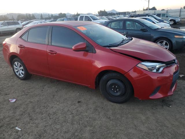 5YFBURHE6EP140939 - 2014 TOYOTA COROLLA L RED photo 4