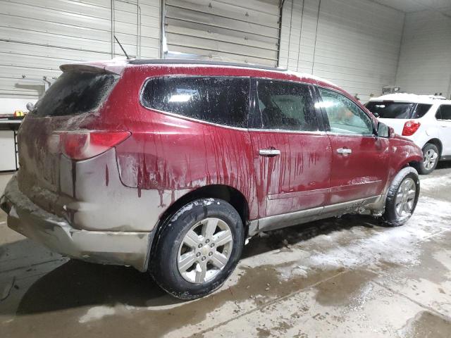 1GNKRJED7CJ122070 - 2012 CHEVROLET TRAVERSE LT BURGUNDY photo 3