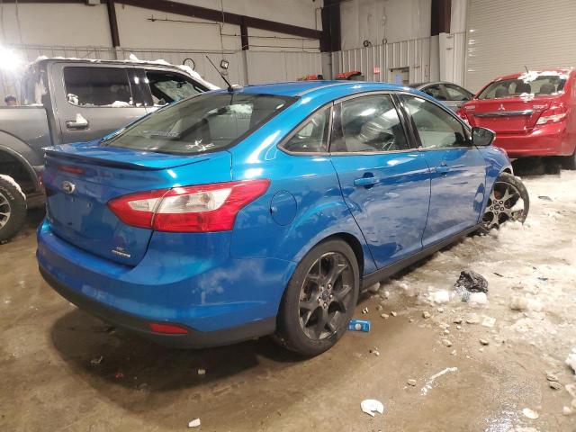 1FADP3F26EL310107 - 2014 FORD FOCUS SE BLUE photo 3