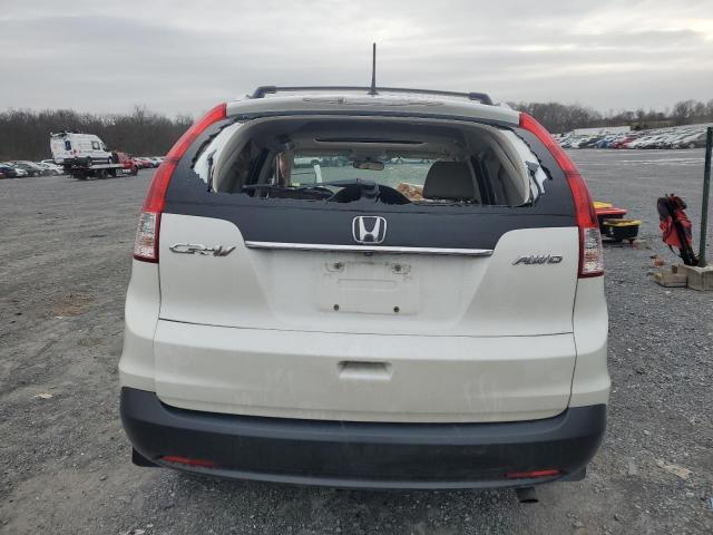 5J6RM4H70DL071878 - 2013 HONDA CR-V EXL WHITE photo 6