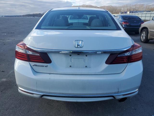 1HGCR2F91HA140635 - 2017 HONDA ACCORD EXL WHITE photo 6