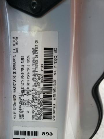 3TYRX5GN9LT005365 - 2020 TOYOTA TACOMA ACCESS CAB თეთრი ფოტო 12