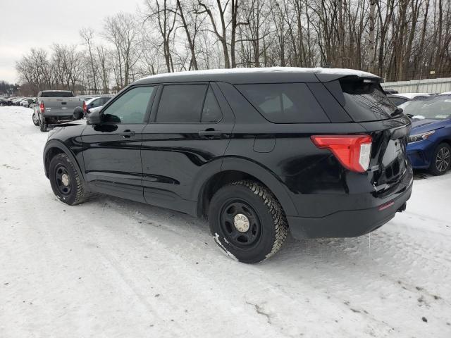 1FM5K8AB9NGA48413 - 2022 FORD EXPLORER POLICE INTERCEPTOR Schwarz Foto 2
