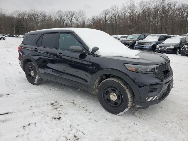 1FM5K8AB9NGA48413 - 2022 FORD EXPLORER POLICE INTERCEPTOR Schwarz Foto 4