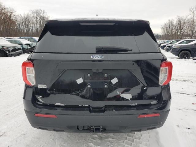 1FM5K8AB9NGA48413 - 2022 FORD EXPLORER POLICE INTERCEPTOR Schwarz Foto 6