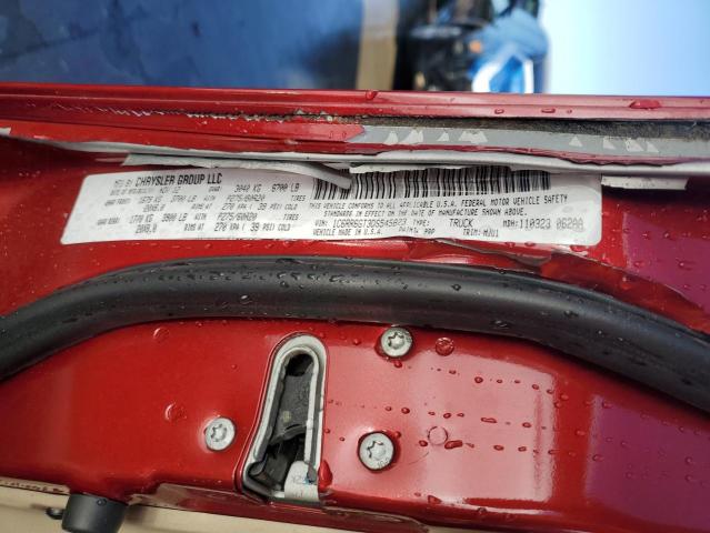 1C6RR6GT3DS545823 - 2013 RAM 1500 SLT RED photo 12