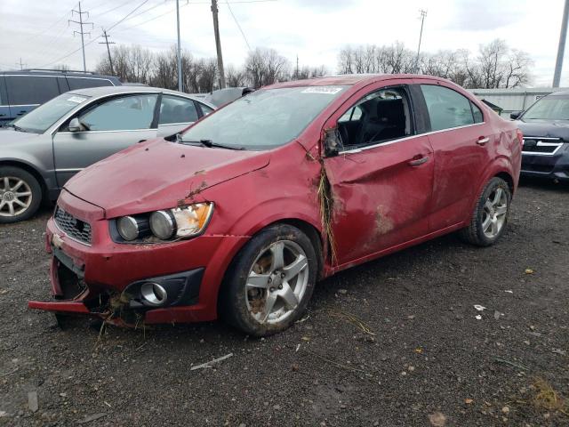 1G1JE5SH7C4136539 - 2012 CHEVROLET SONIC LTZ MAROON photo 1